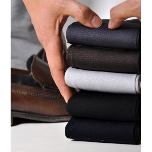 fournisseur chaussette professionnels chaussette coton fil ecosse noir homme  grossiste