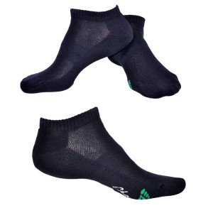 chaussettes pour professionnels courte coton bio bouclette noir